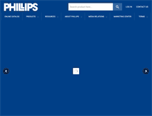 Tablet Screenshot of phillipsind.com